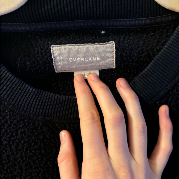 Everlane men’s renew fleece oversized crewneck sweater - Picture 3 of 3